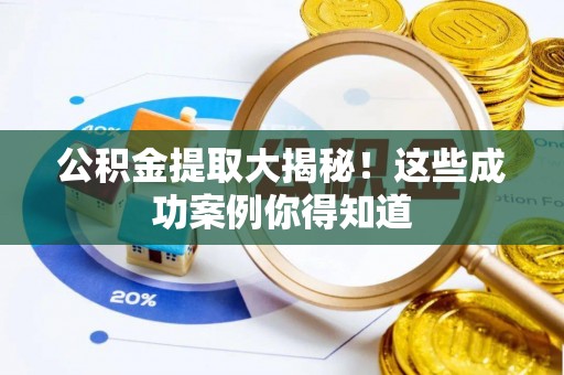 保定公积金提取大揭秘！这些成功案例你得知道