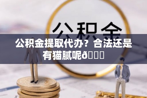 保定公积金提取代办？合法还是有猫腻呢😏