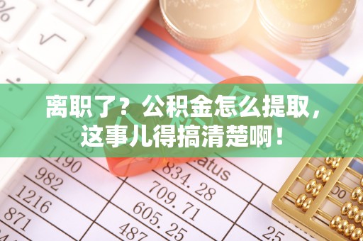 保定离职了？公积金怎么提取，这事儿得搞清楚啊！