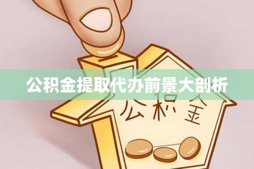 保定公积金提取代办前景大剖析